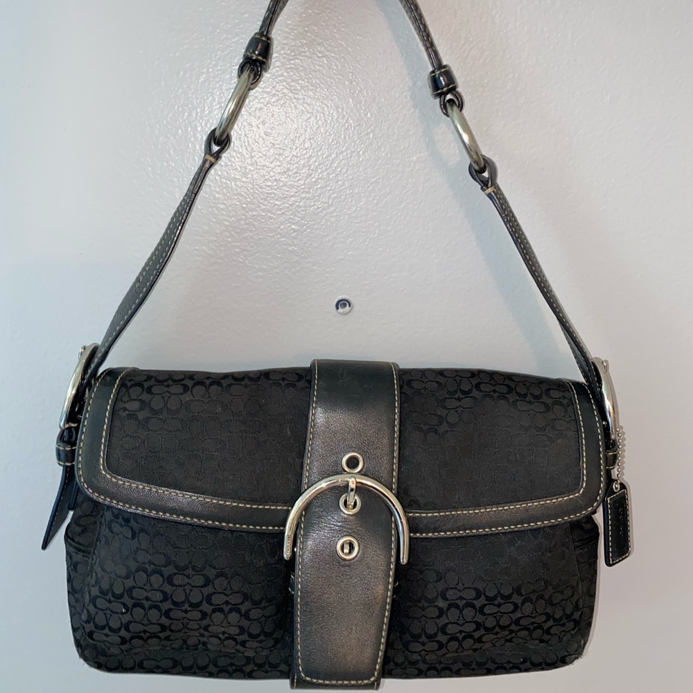 Black Coach shoulder bag